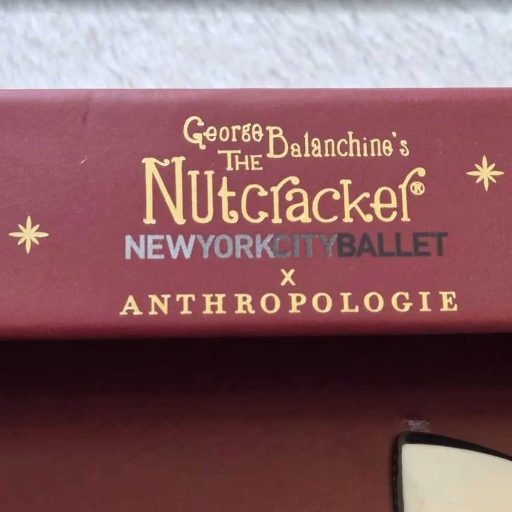 New Anthropologie x New York City Ballet marble cake serve set The Nutcracker